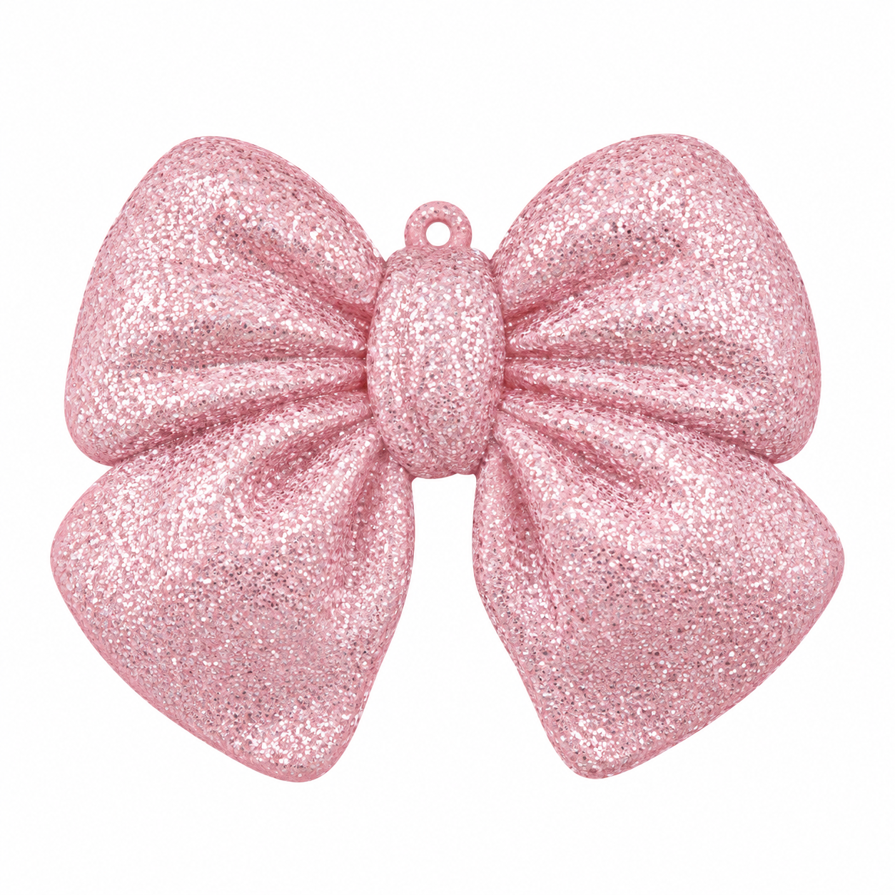 Ciondolo a Fiocco in resina, Decorazione albero di Natale Elegante, colore Rosa – addobbi natalizi eleganti Merry Worlds, foto 4